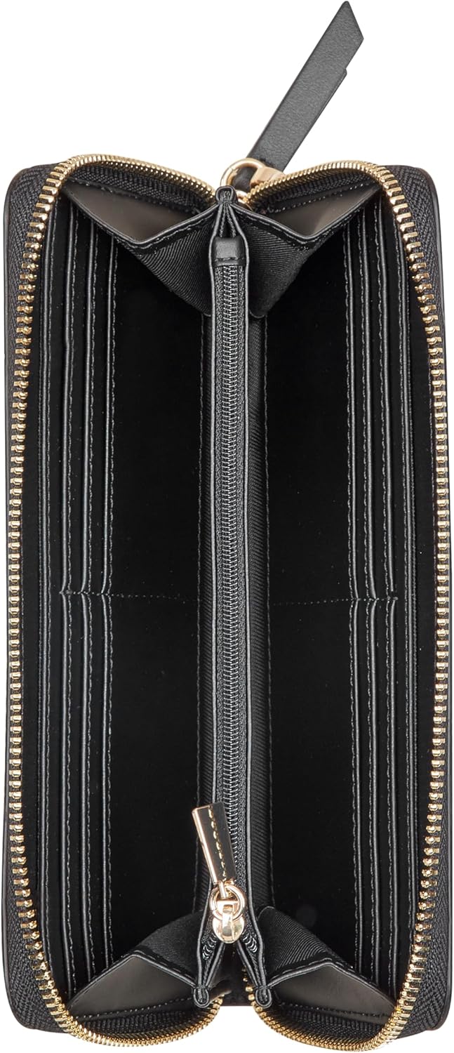 Nine West Women's Lockup 9 Zip Around Wallet With Wristlet
