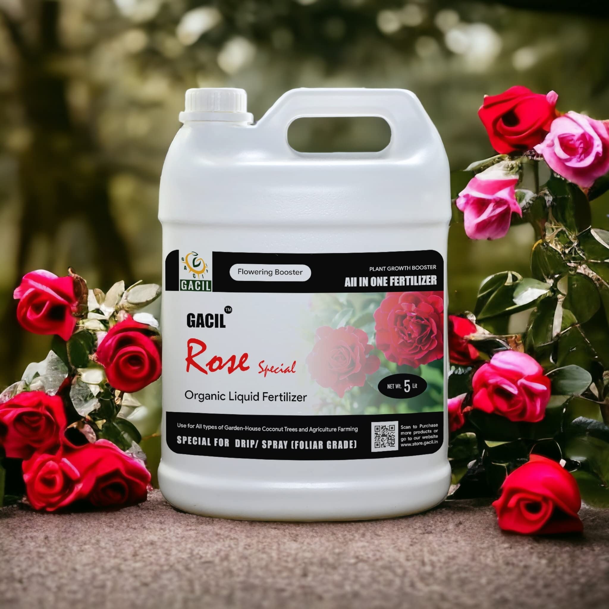 GACIL® Rose Booster Liquid Fertilizer for flowering and growth - Contains Micronutrients 5 L (B0BY34CV79) Amazon Price History, Amazon Price Tracker