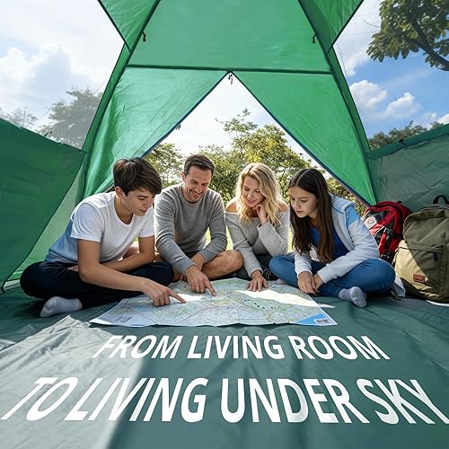 Miniatura 4 de CAMEL CROWN Tienda de campaña de playa UPF 50+ para 2356 personas, parasol ligero y portátil con anclaje de arena, día de playa familiar y aventuras