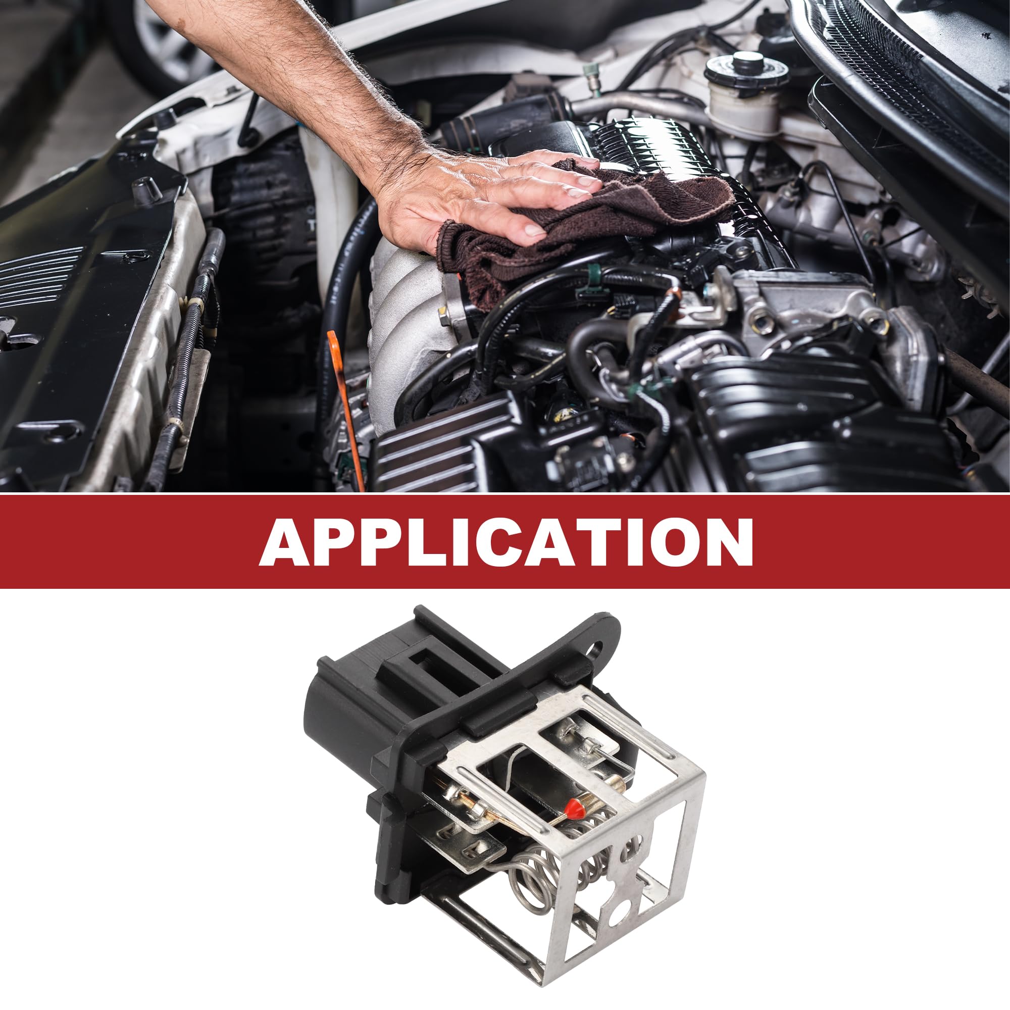 A ABSOPRO Resistore del Motore del Ventilatore HVAC per Ford Fiesta 2015 No.8V518L603AA