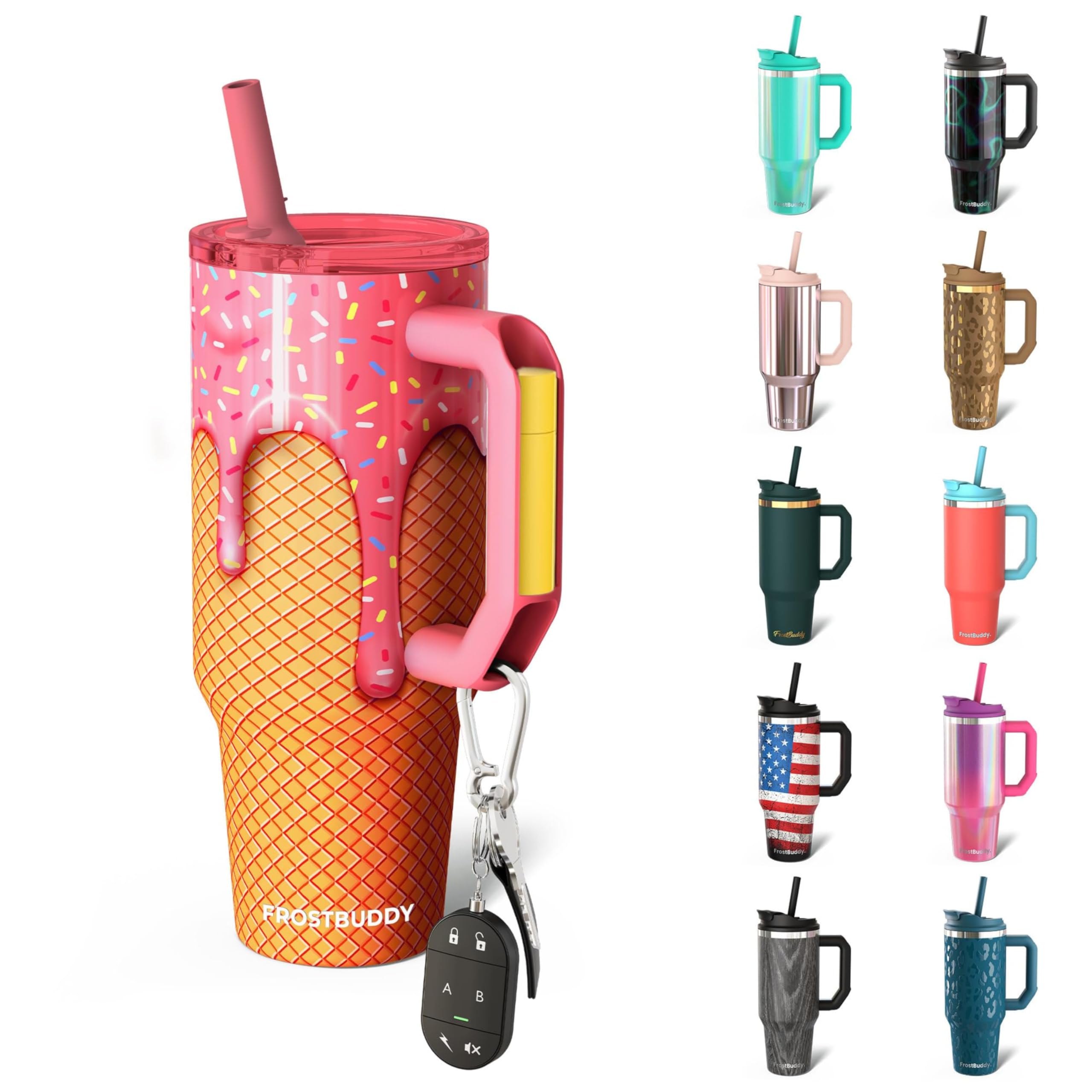 Amazon.com | Frost Buddy Thicc Buddy - 40 oz Stainless Steel