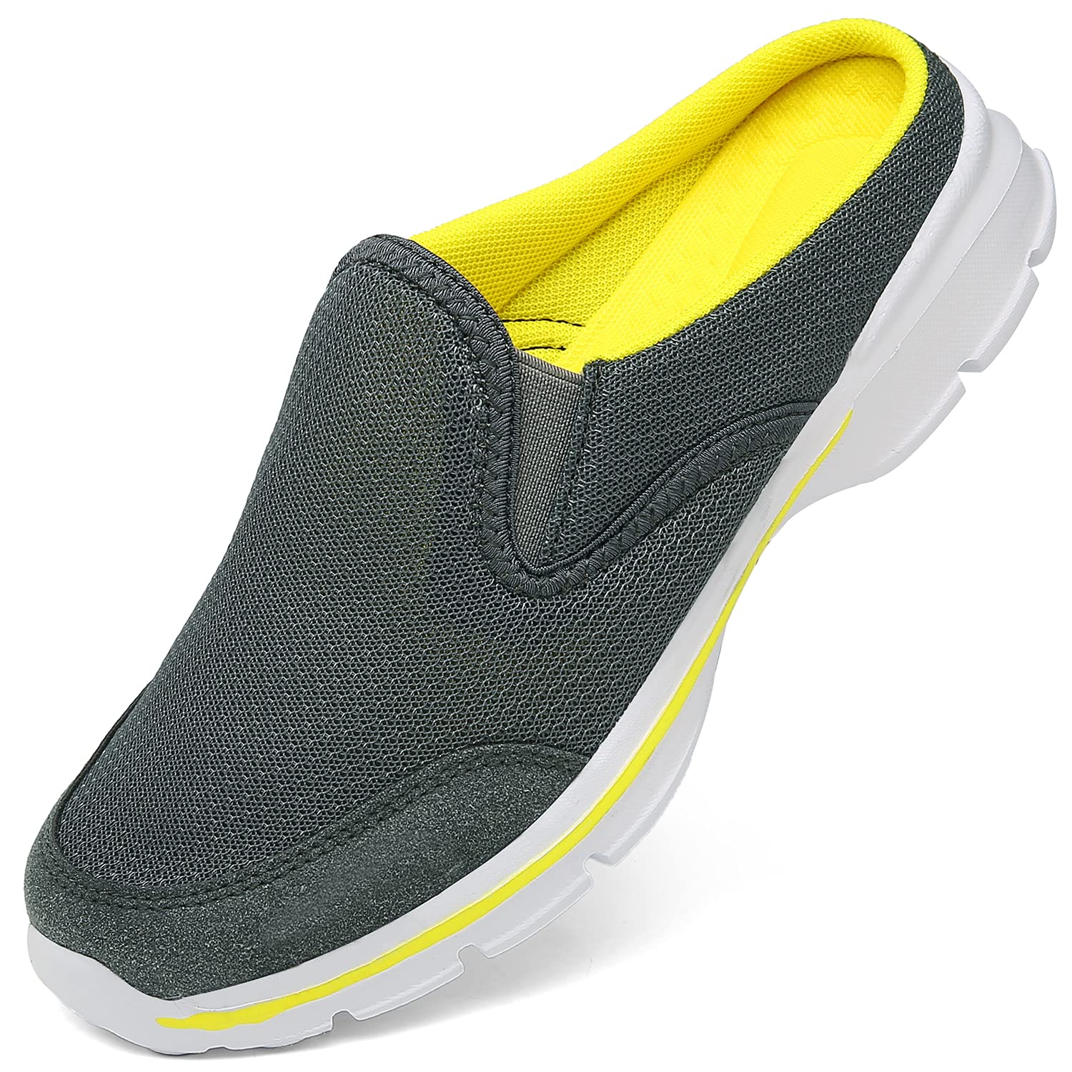 INMINPIN Zoccoli Donna Uomo Cotone Sabot Traspiranti Comode Pantofole da Casa Leggero Antiscivolo Ciabatte all'aperto
