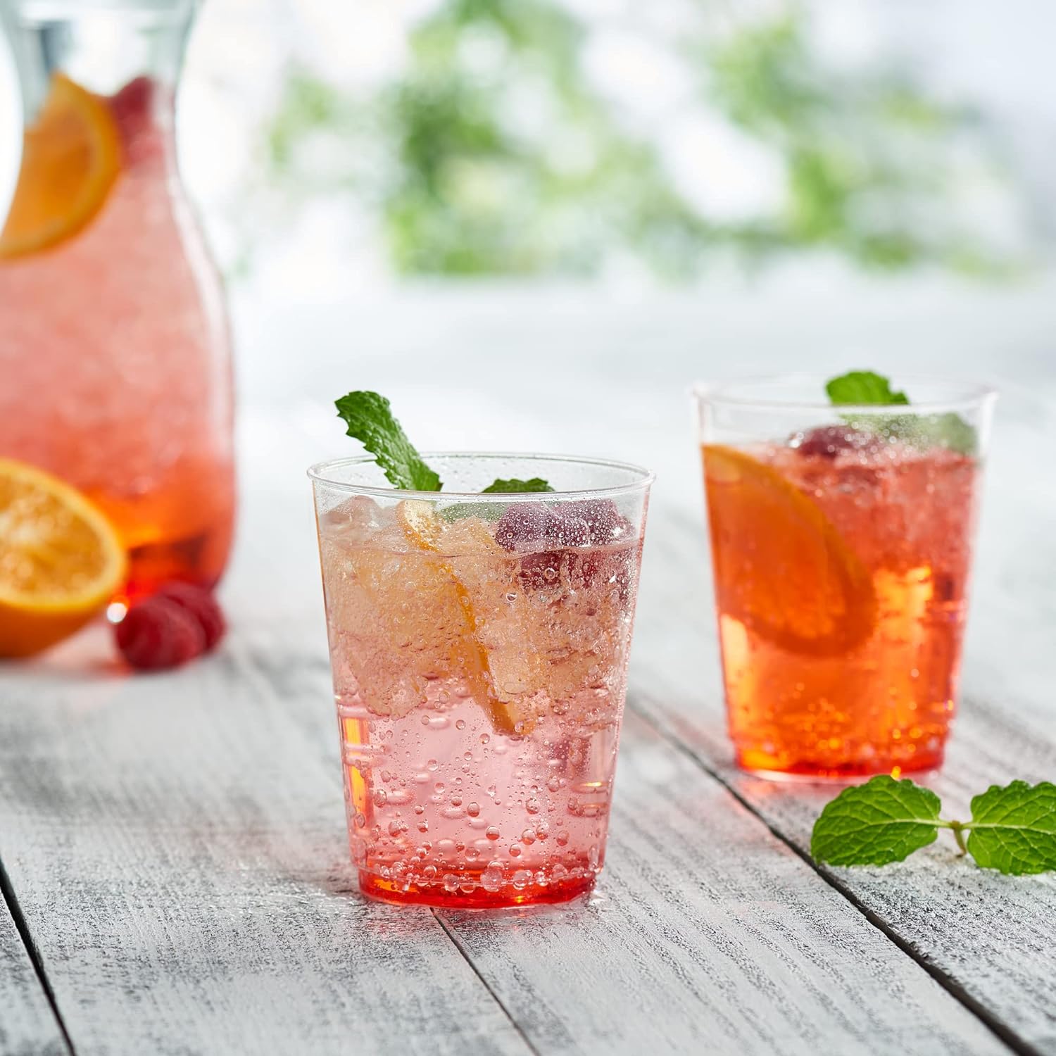 PLASTICPRO Disposable Plastic Tumblers (Clear, 50) - Image 3