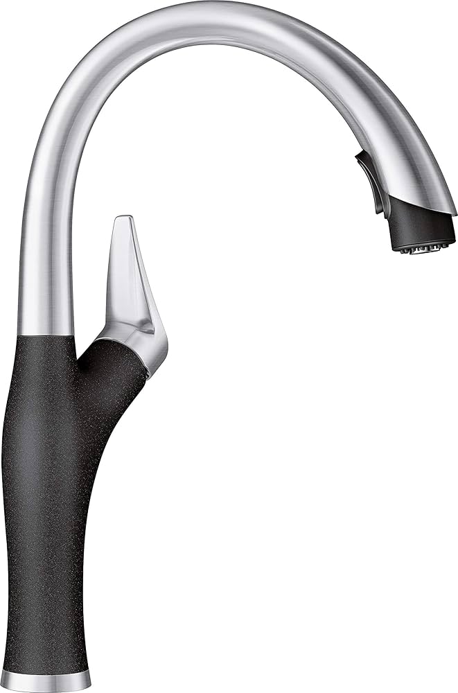 BLANCO KF-442031 Artona Pull-Down Kitchen Faucet with Soap