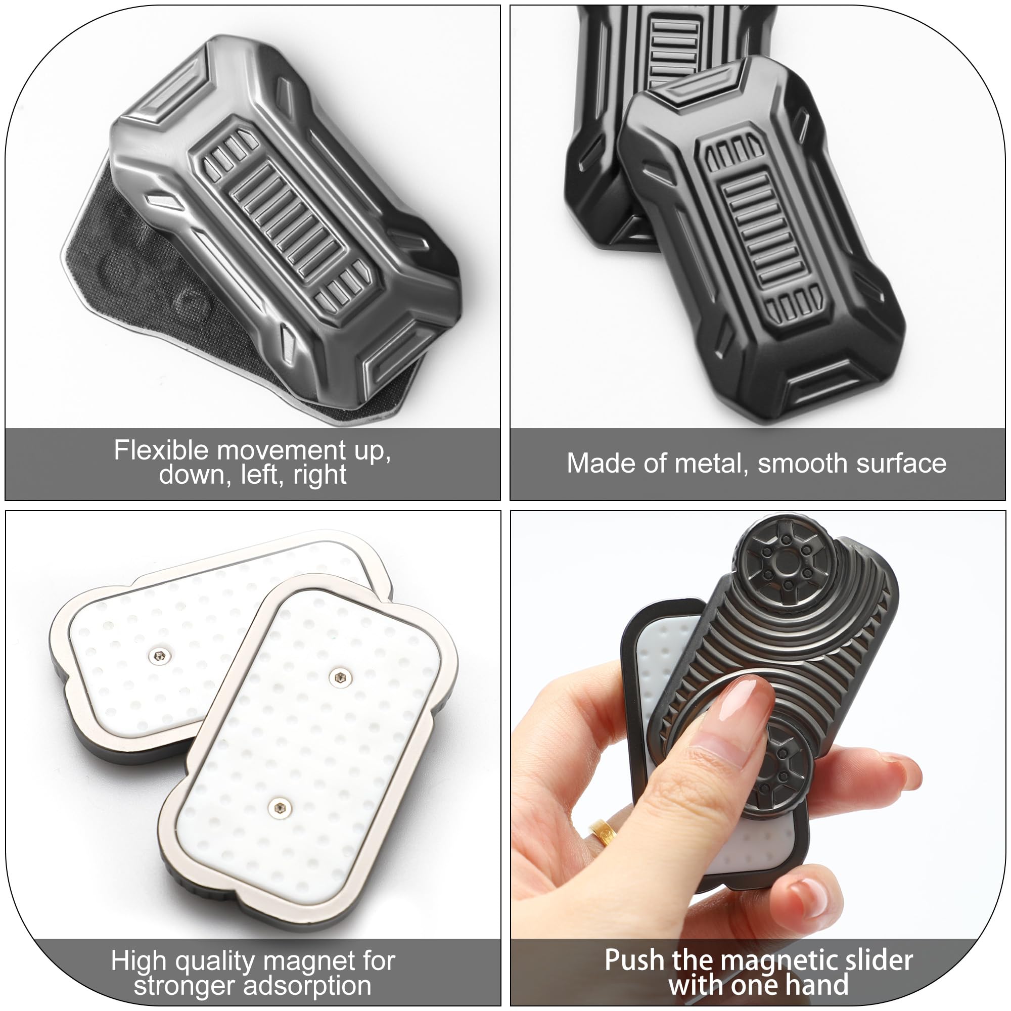 Amazon | Apqdw 金属製フィジェットトイ EDC 磁気スライダー 子供と