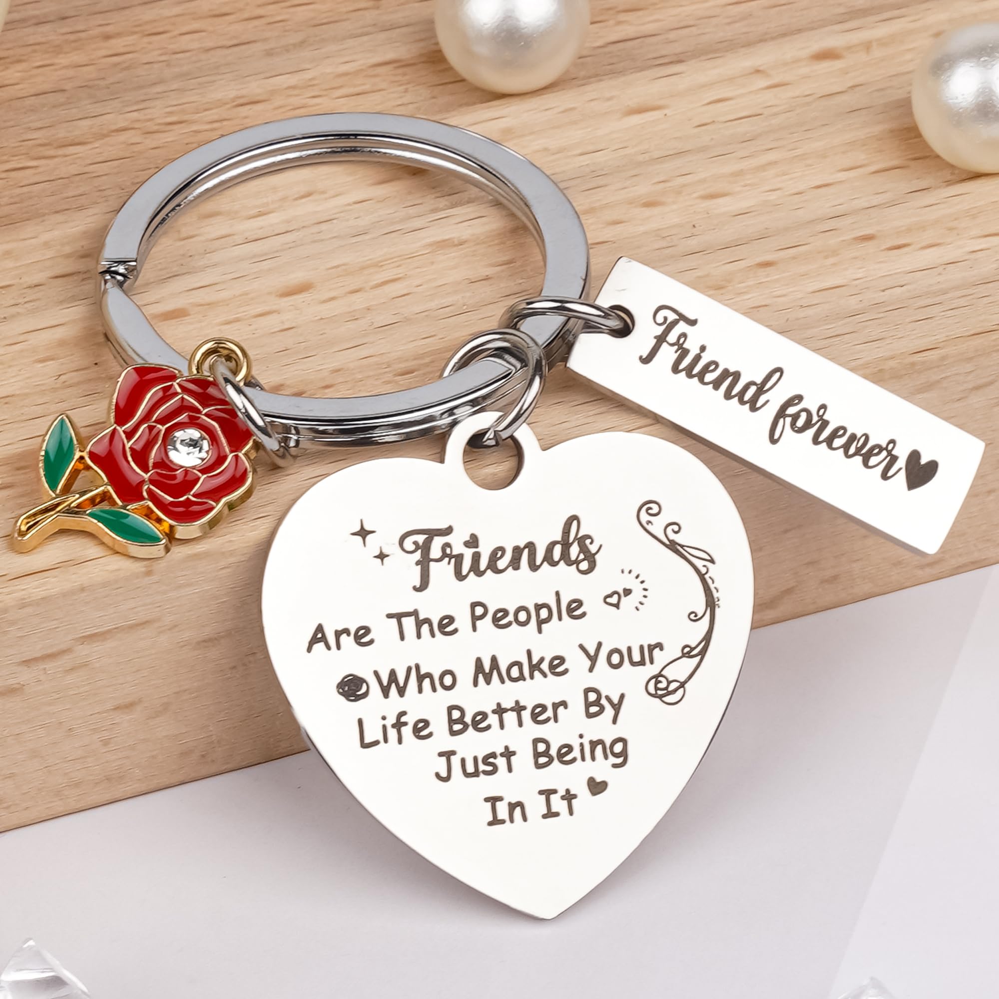 Llavero de amistad para mujeres, hermanas, mejores amigas, para adolescentes, regalo de cumpleaños, Navidad, graduación
