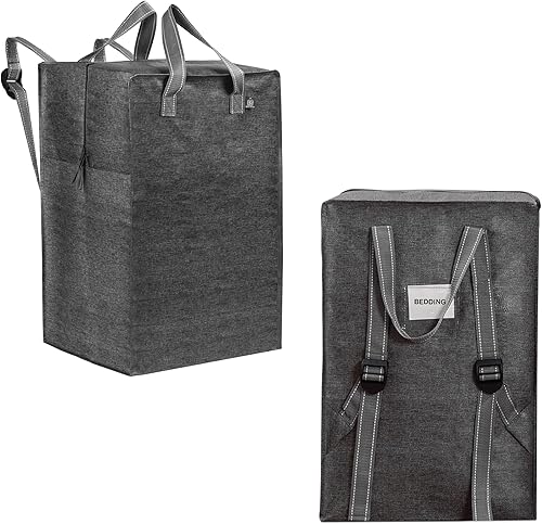 VENO Bolsas de mudanza con correas ajustables para mochila, suministros de mudanza, alternativas de cajas de mudanza, bolsas de embalaje