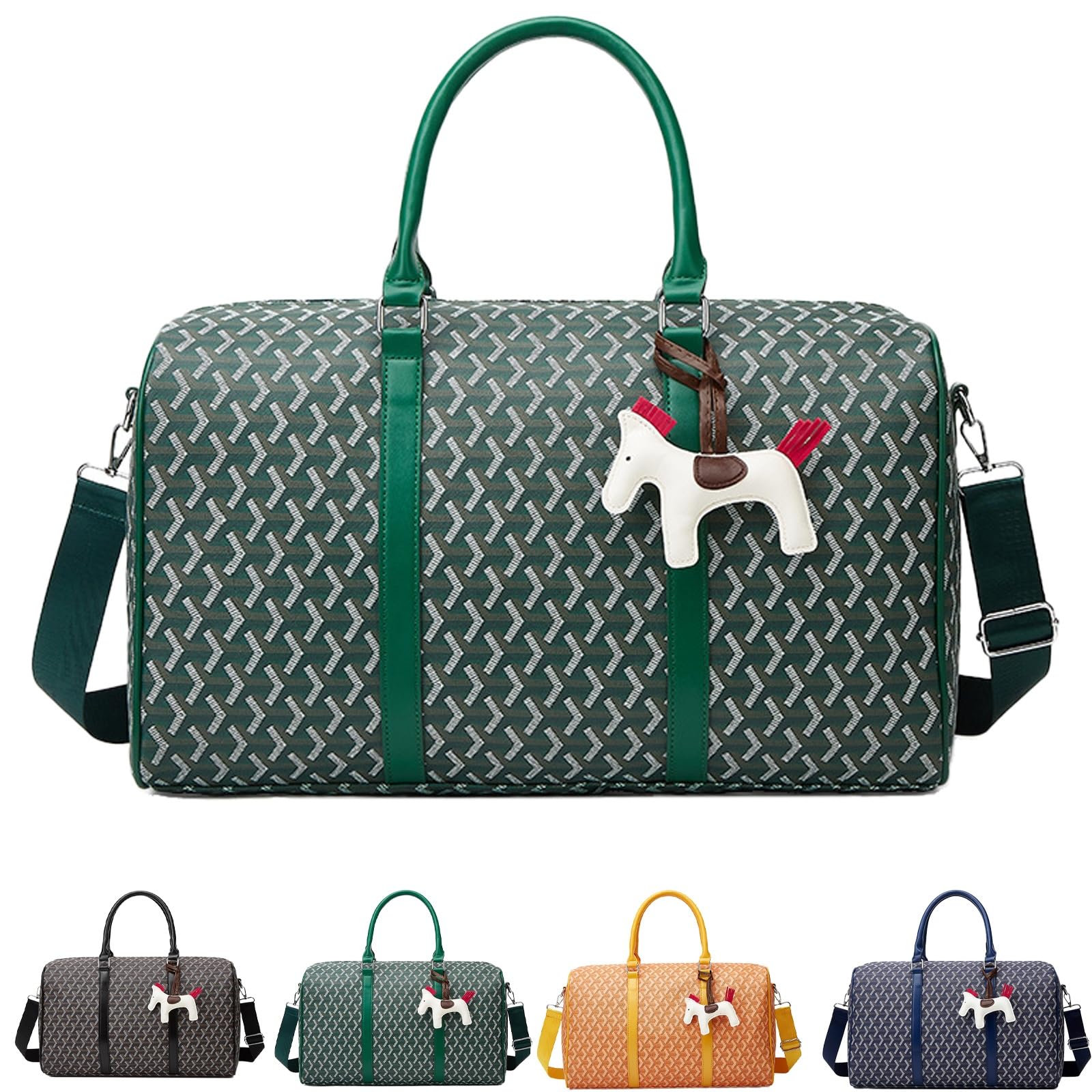 Pride Reisetasche: wasserdichte Weekender, Handgepäcktasche mit Schultergurt – Fitnessstudio, Sport, Übernachtung, grün, Einheitsgröße