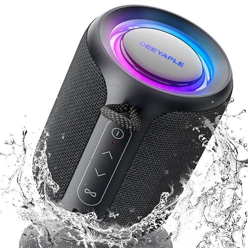 Deeyaple Bluetooth Speaker Wireless IP67 Purple