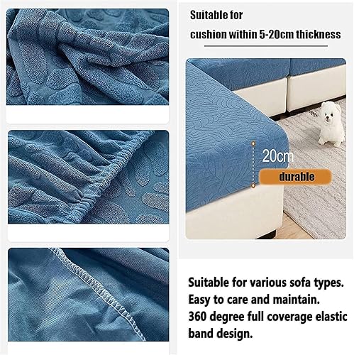 Miniatura 6 de Funda mágica para sofá, fundas para sofá modular, elásticas, impermeables, funda universal resistente al desgaste, protector de muebles lavable para