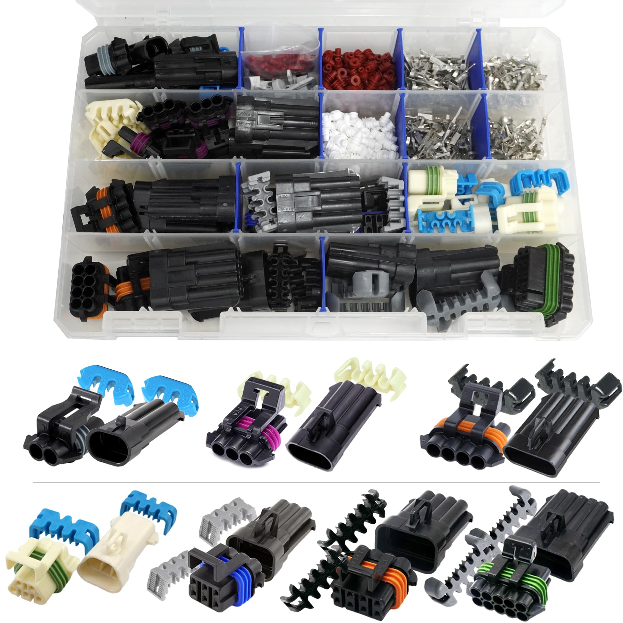 Amazon.com: 504pcs (2,3,4,5,6,8,10 PIN) Metri-Pack 150 Series 14