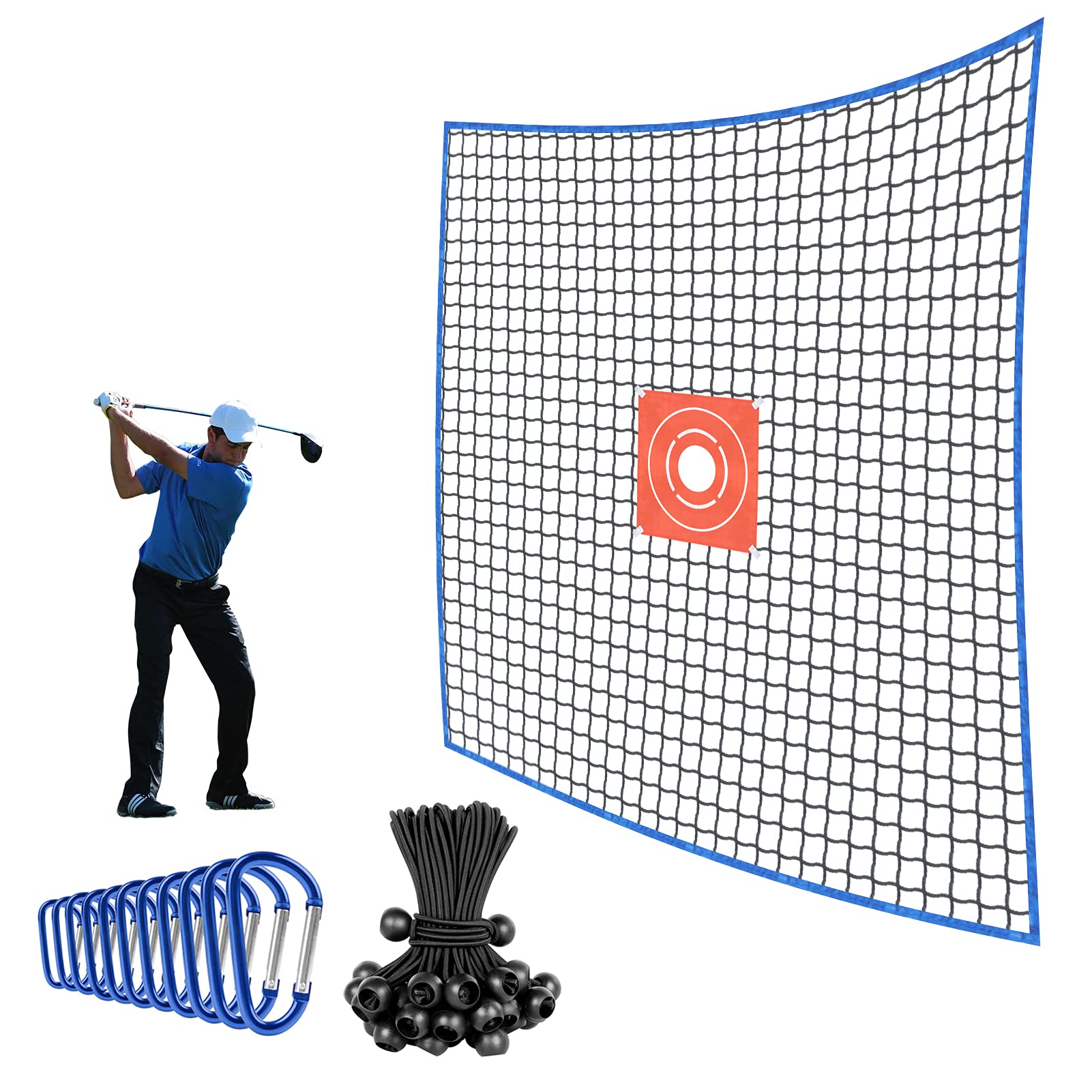 Buy SIZE Golf Practice Net with Target Cloth, Heavy Duty Golf Ball