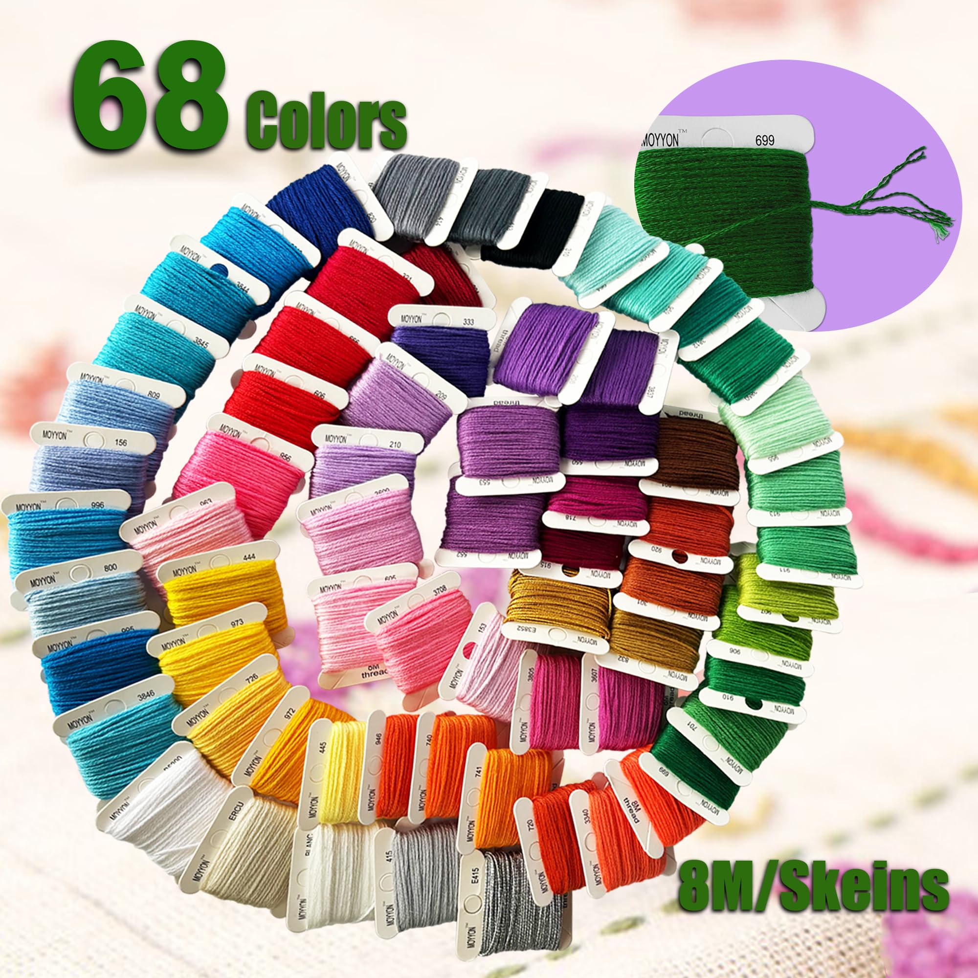 Rainbow Embroidery Floss Kit - Friendship Bracelets & More -2 Rainbow Embroidery Floss Kit - Friendship Bracelets & More -2