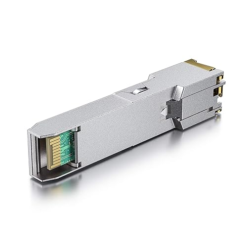 Miniatura 3 de H!Fiber.com 1.25G SFP al módulo RJ45, transceptor de cobre 1000Base-T Ethernet SFP+ para Cisco SFP-GE-T, Ubiquiti UF-RJ45-1G, Unifi, TP-Link,