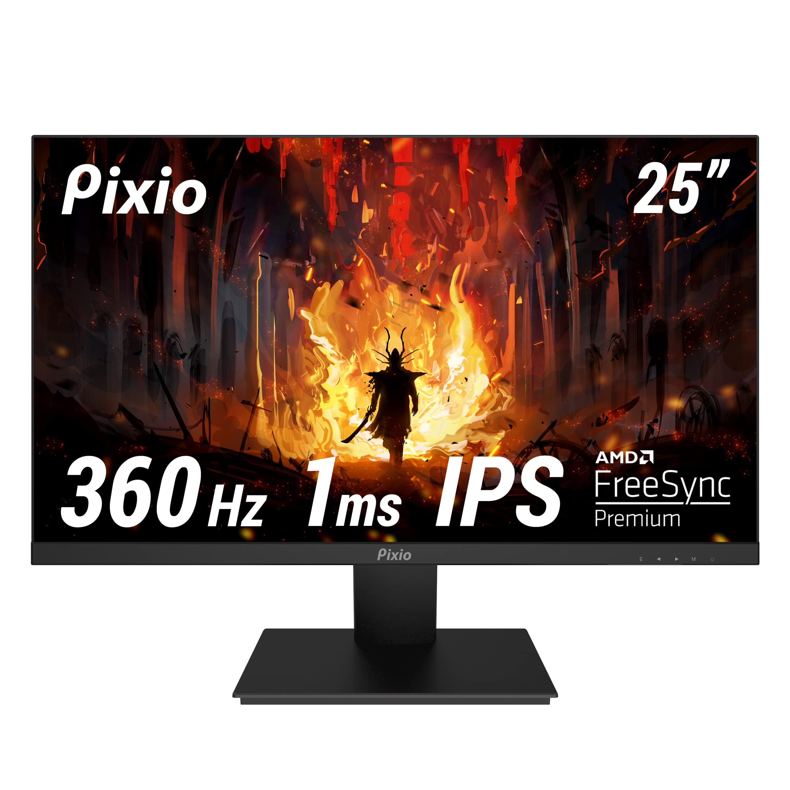 Pixio PX259 Prime S 25 inch 360Hz Fast IPS 1ms GTG HDR FHD 1080p FreeSync G-Sync Compatible Esports 