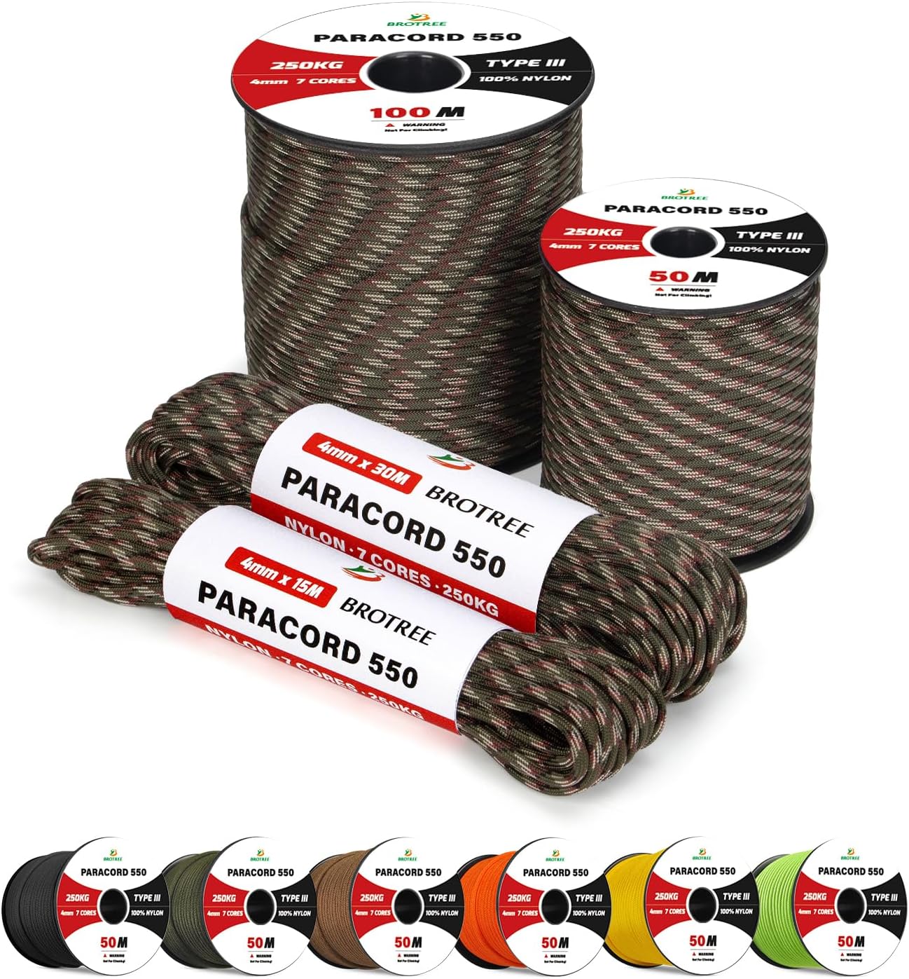 Paracorde Expédition 15m 7mm - Equipement de survie