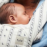 Vista 8 de Baby Tula Explore - Portabebés de algodón de 7 a 45 libras, portabebés ajustable para recién nacidos a niños pequeños, múltiples posiciones
