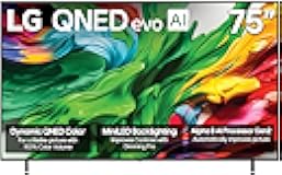 LG 75-Inch Class QNED evo AI QNED85A Series Mini LED 4K Smart TV w/AI Picture, AI Sound, HDR10, AI Super Upscaling 4K, Filmmaker Mode, Wow Orchestra, Alexa Built-in (75QNED85AUA, 2025)
