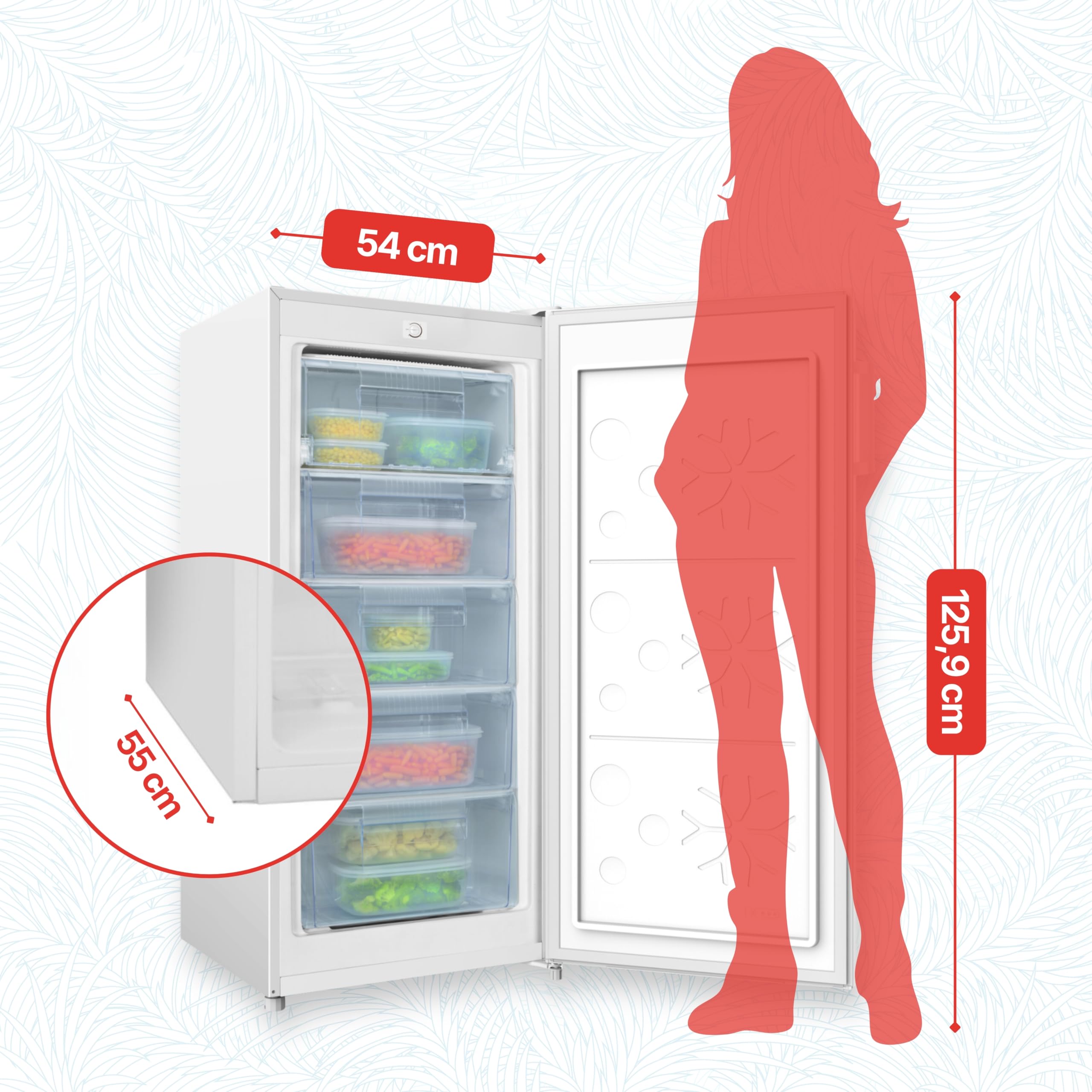 Amica Gefrierschrank GS 321 110 W / 145 l/EEK E/FrostControl