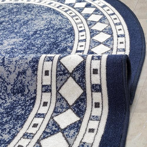 Miniatura 184 de Antep Rugs Alfombras modernas con bordes de 2 x 7 pies antideslizantes (antideslizante) de perfil bajo con parte trasera de goma para interiores