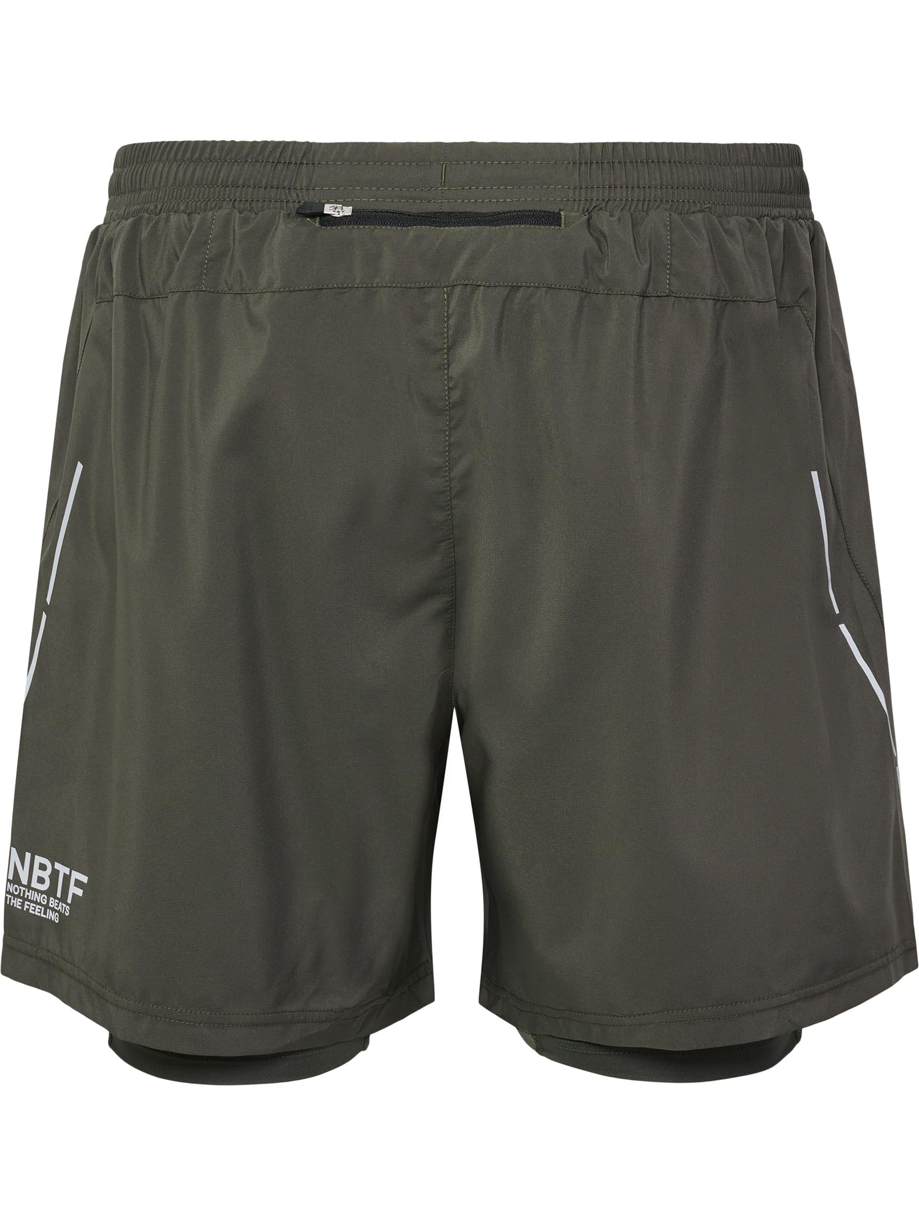 hummel Newline Herren Pace 2In1 Shorts Laufbekleidung Shorts Oliv - XL