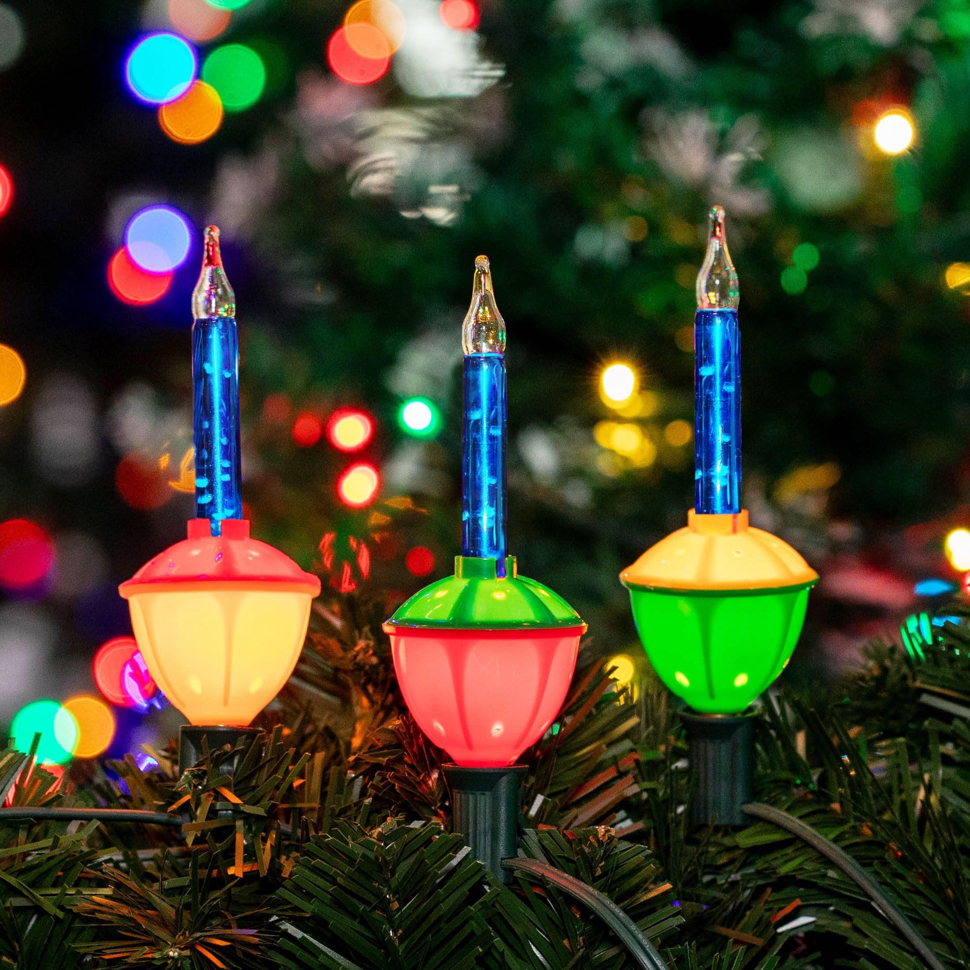 Novelty Lights Replacement Bubble Lights 3 Pack, Blue Liquid with