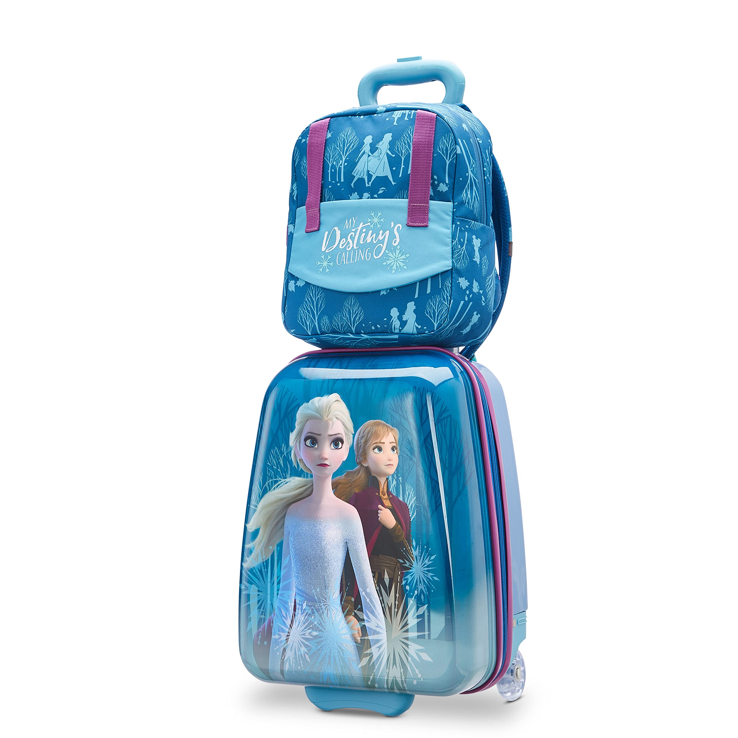American Tourister Disney Teddy Buddy Luggage with Spinners, Frozen, 2