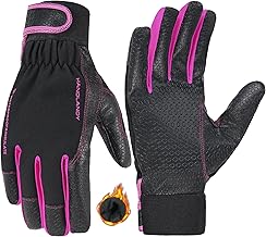 HANDLANDY Insulated Work Gloves, Thermal Winter Gloves Waterproof for Men Women