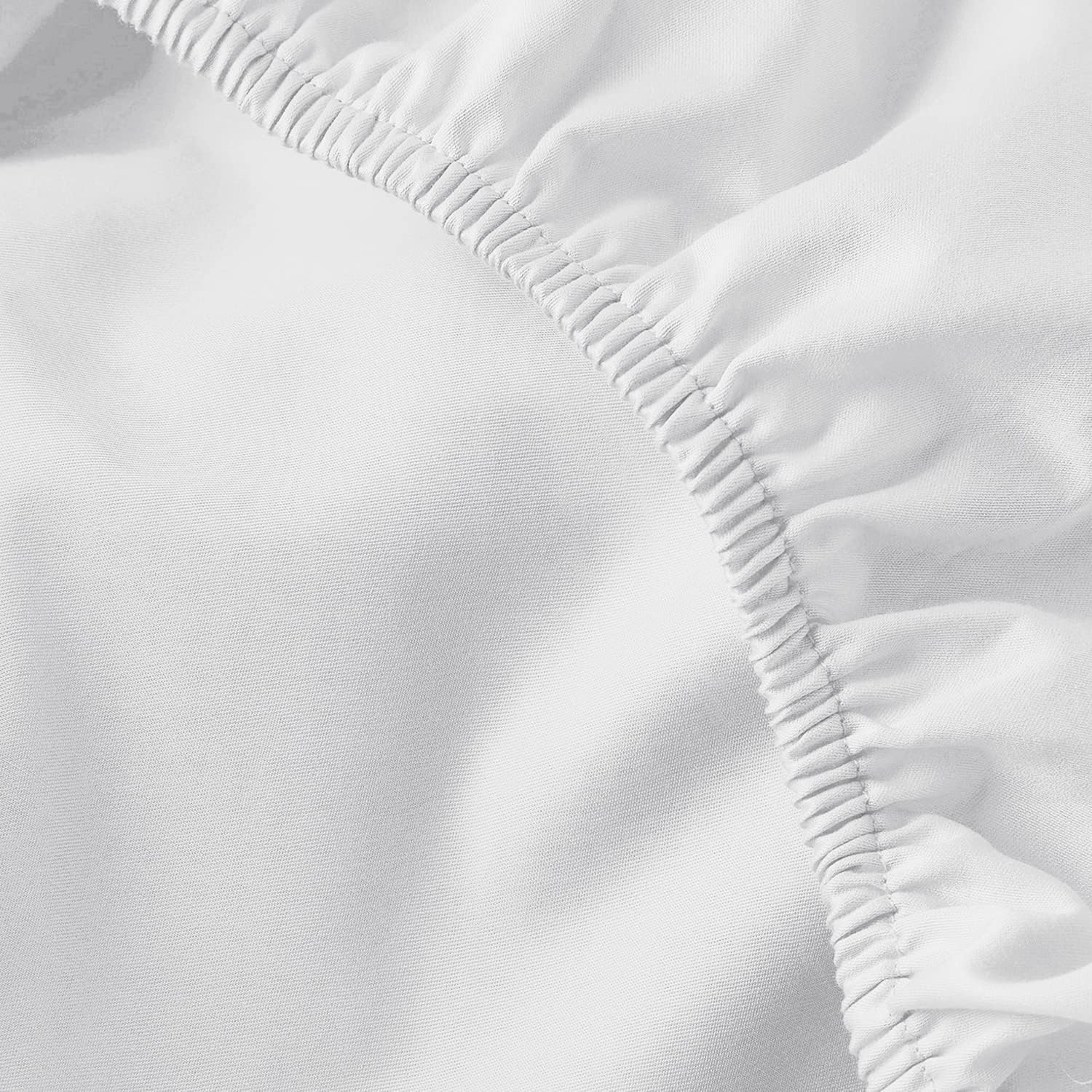 Boston Linen Co. Brushed Microfiber Full Fitted Sheet Pack of 2, 1800 Thread Count Premium Quality – 15’’ Deep Pocket Fitted Bed Sheet, Ultra Soft & Durable – Luxury Bottom Sheets for Bed - White : Home & Kitchen