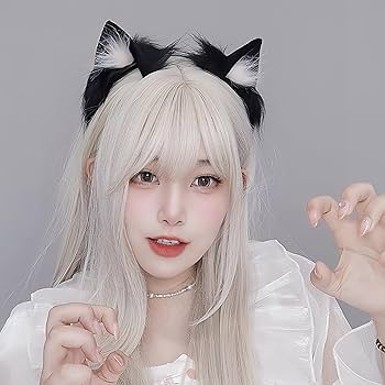 エナメル猫耳コスプレ Amazon.co.jp: [AwwwCos] 猫耳 コスプレ 7点セット ネコミミ