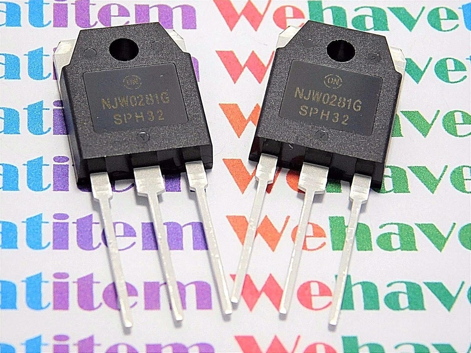 NJW0281G / Transistor / TO3P / 2 Pieces (qzty)