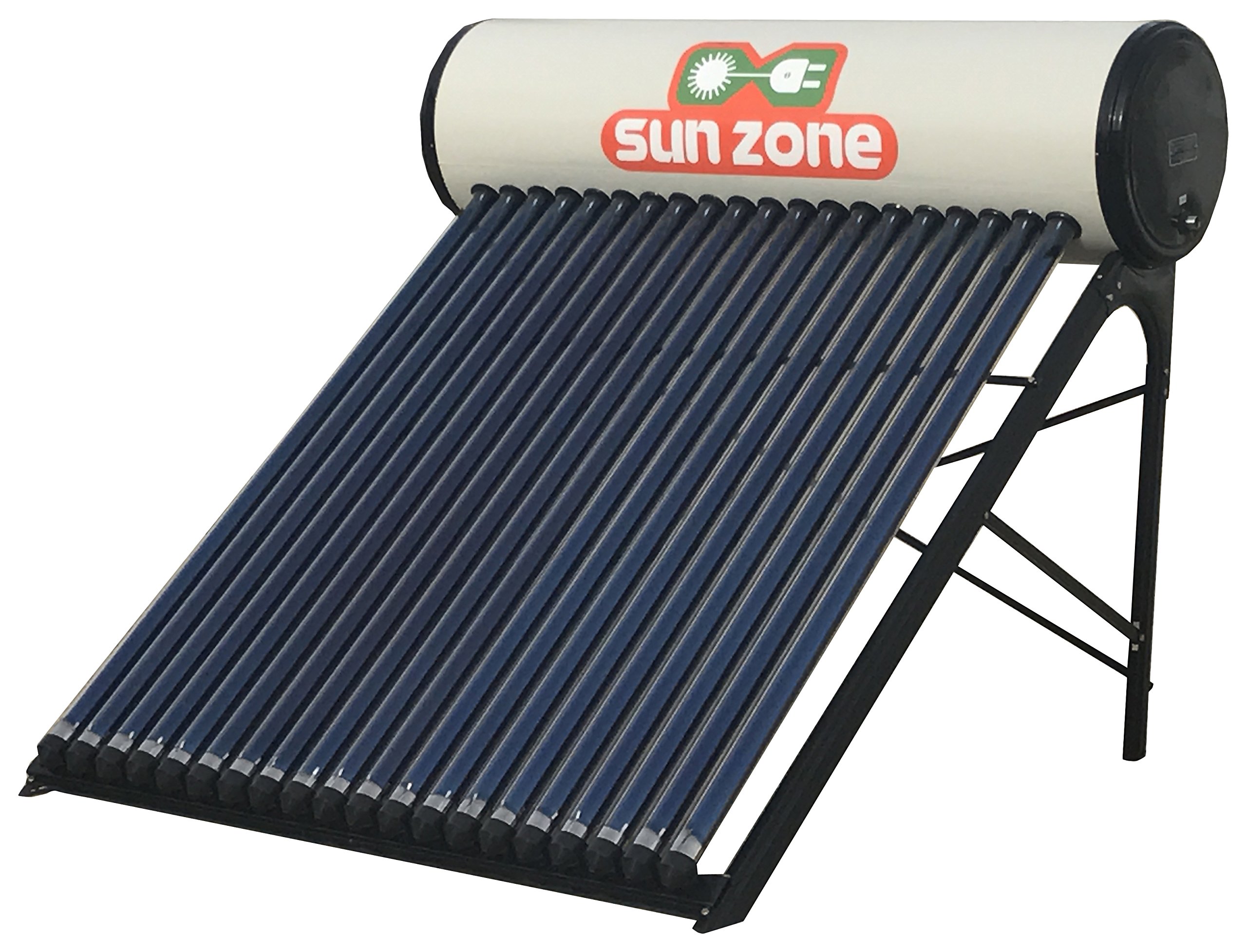 Sun Zone Solar 1000 LPD Concentric Tube Water Heater (Off-White u0026 Silver) :  Amazon.in: Garden u0026 Outdoors