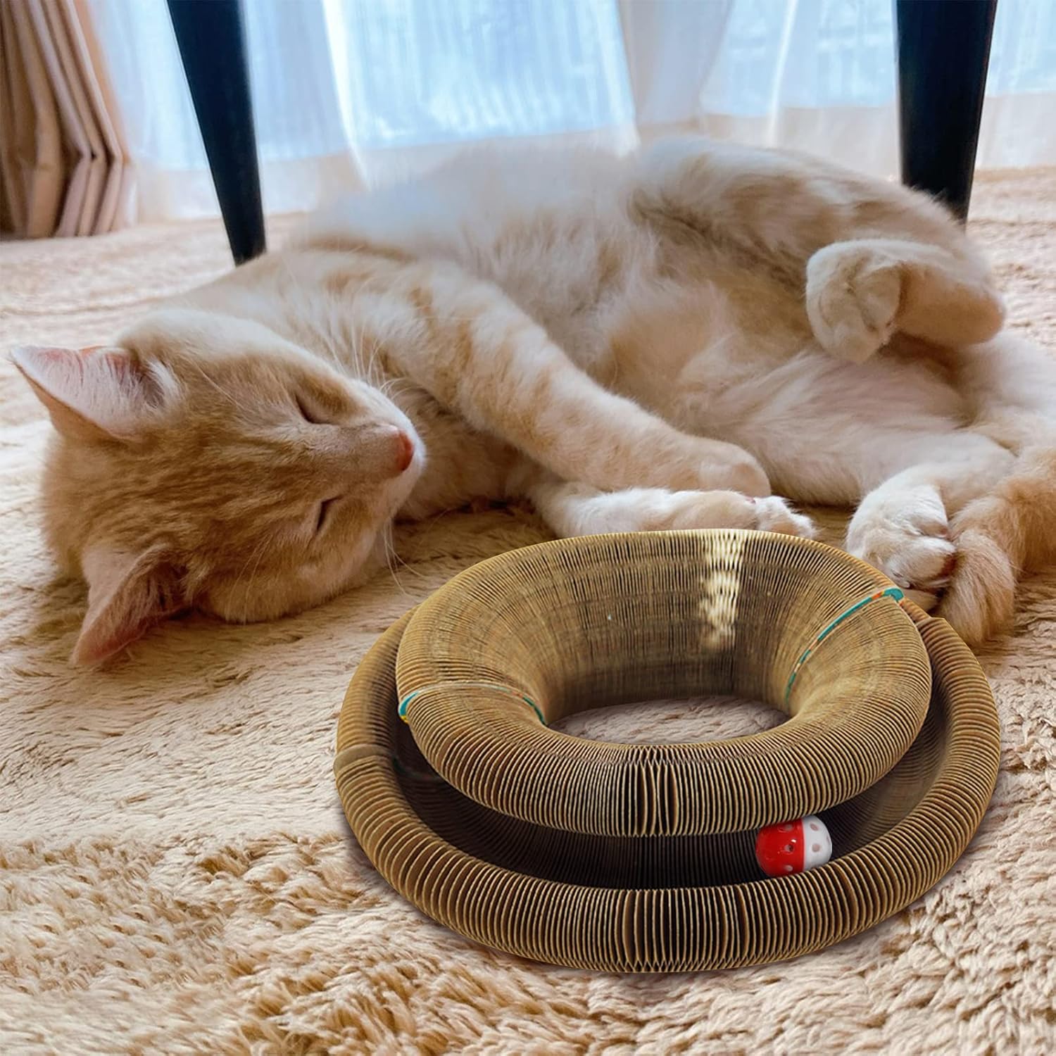 Plateau à Dés Pliable En Cuir PU - Design Mignon Avec Chat, Pour Jeux De Rôle (D&D), Yahtzee, Etc.