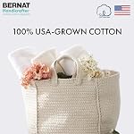 Bernat Handicrafter Cotton BB Lively Yarn - 2 Pack of 12oz/340g - Cotton - #4 Worsted (Medium) - 608 Yards - Knitting & Crochet