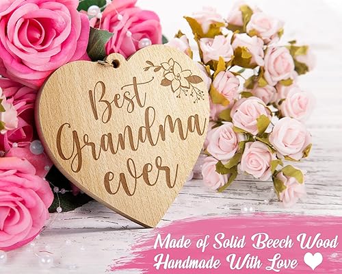 Miniatura 2 de Marco de fotos para abuela, regalo de Navidad para abuela de nieta, nieto, nietos, marco de fotos giratorio para nietos de 4 x 6 pulgadas, regalos