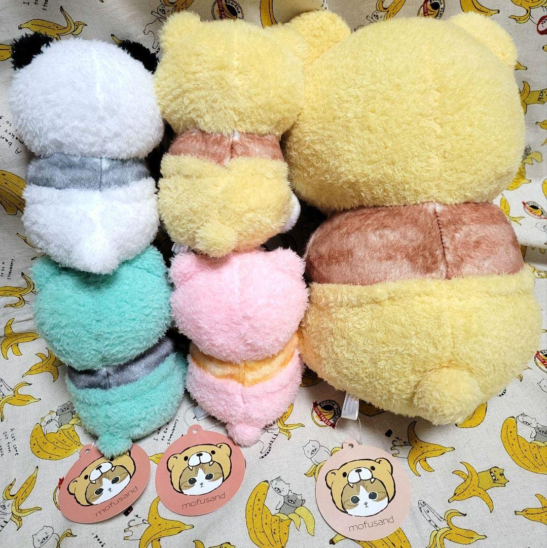 mofusand - モフサンド　くまにゃんBIG＆くまにゃん４種【５点セット】新品・未使用 SNSやLINEスタンプで大人気の『mofusand』よりくまにゃんが登場