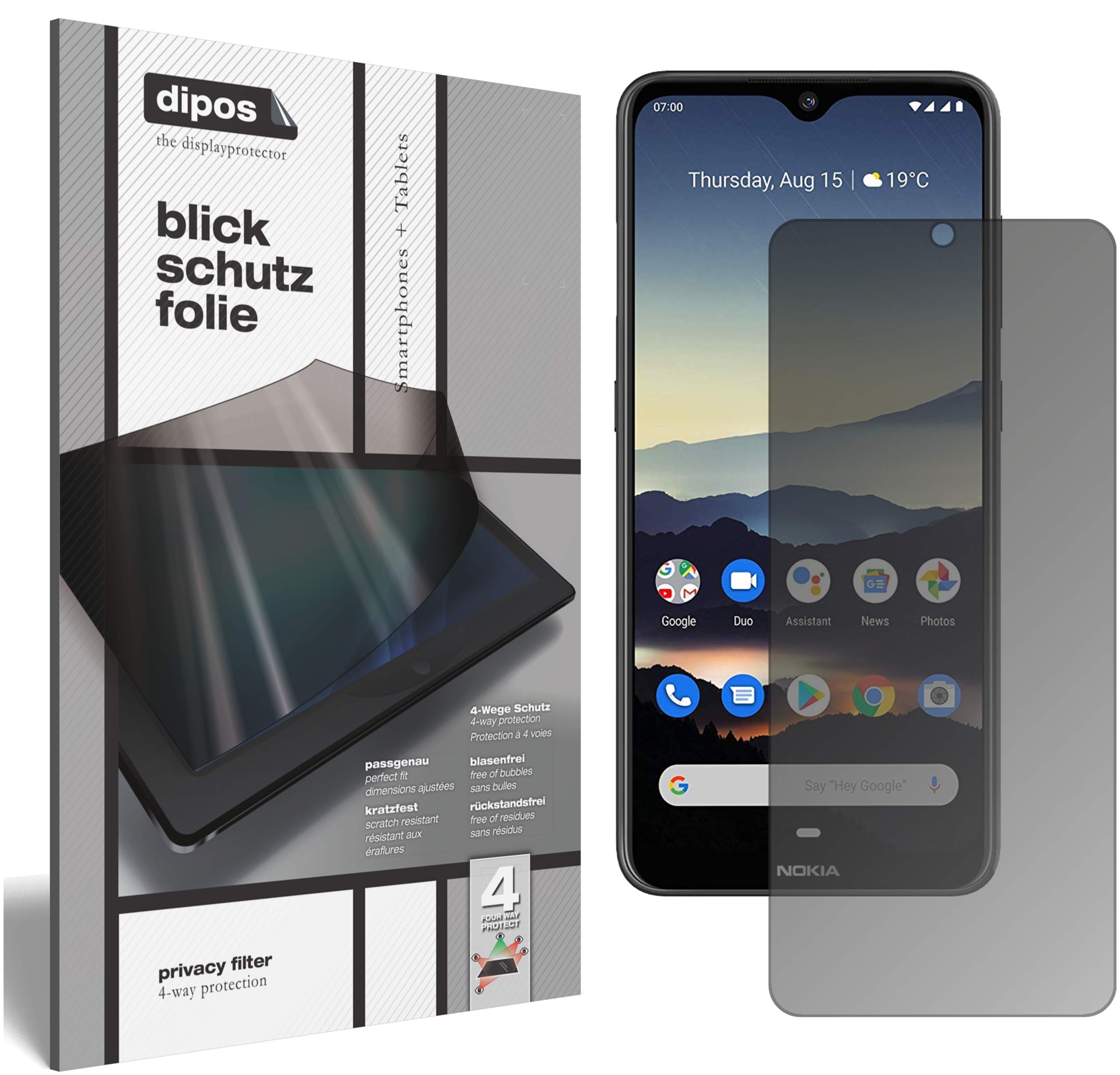 dipos I Protezione Vista compatibile con Nokia 130 (2023) Pellicola