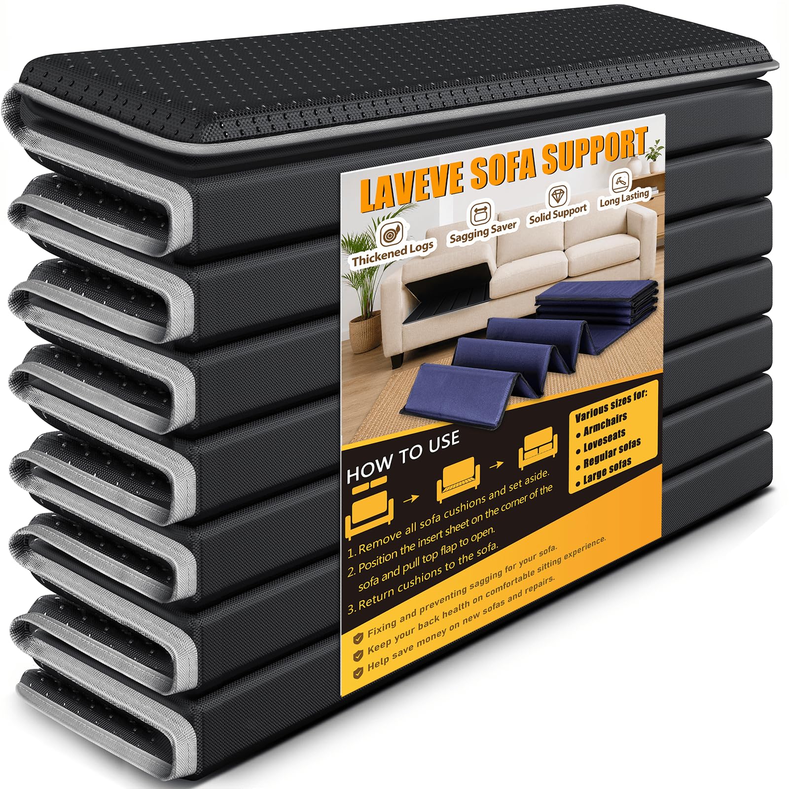 LAVEVE Heavy Duty Couch Cushion Support Board for Sagging Sofa, 30''x96''
