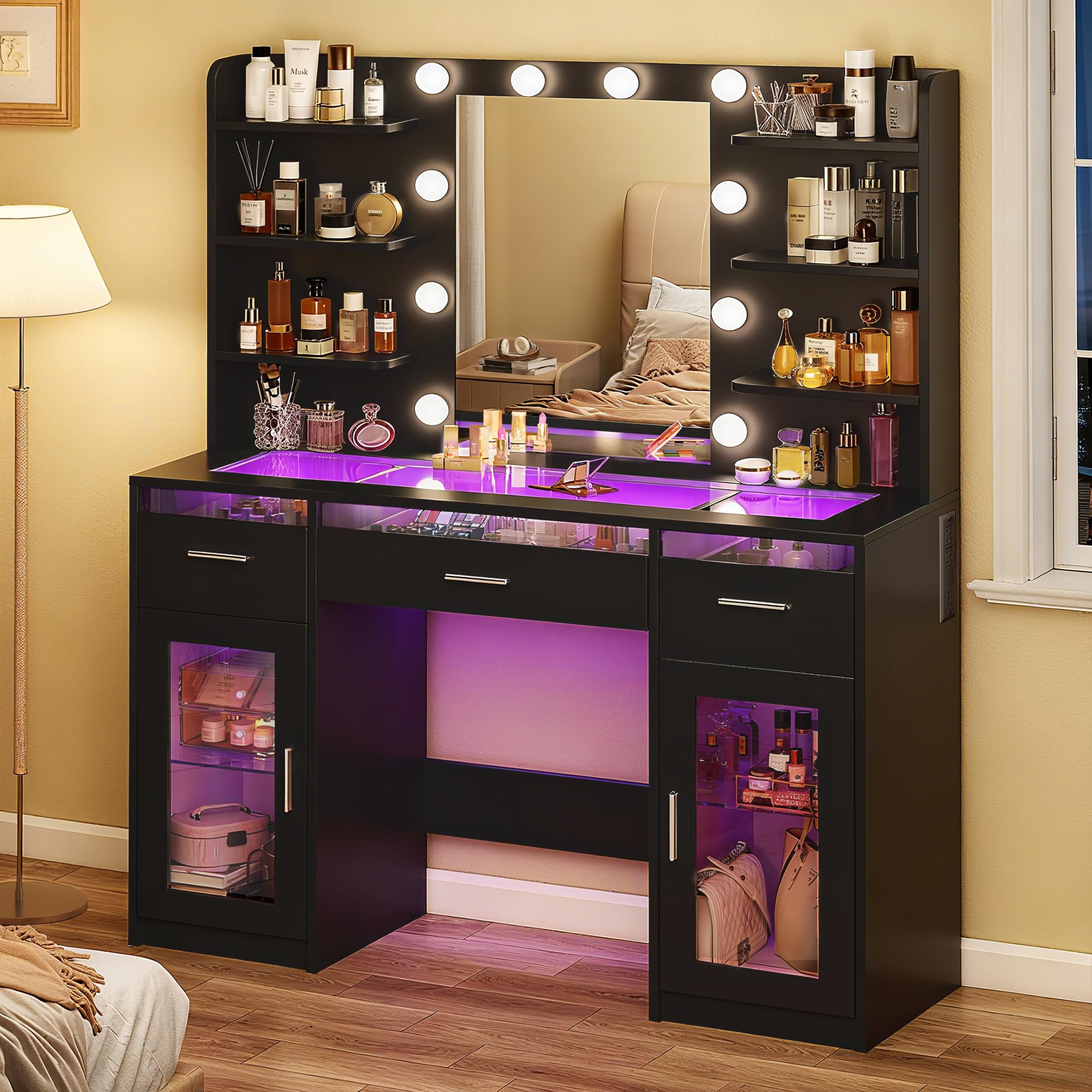 HUAHUU Transparent Vanity
