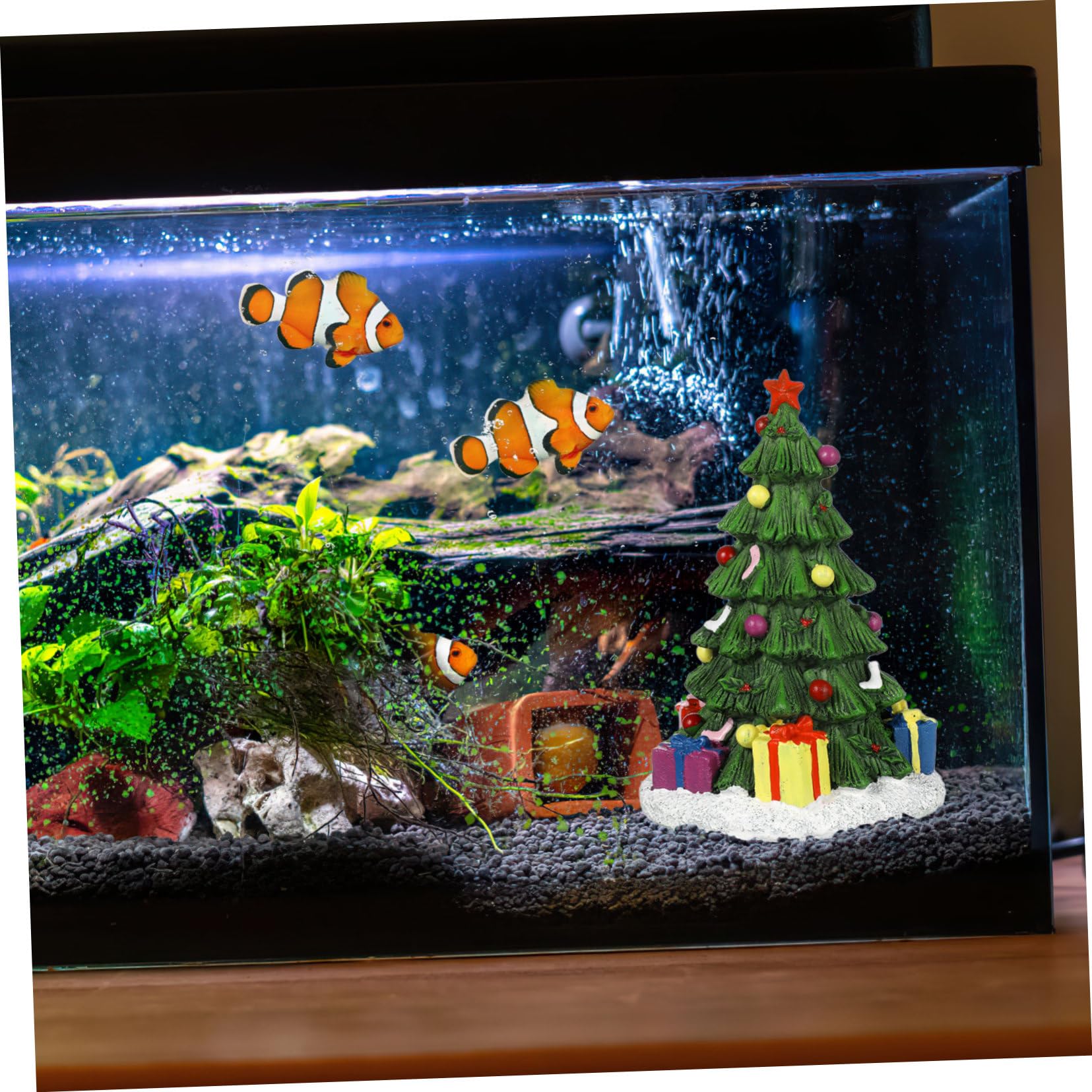 BESPORTBLE Décoration Aquarium Résine Accessoire Arbre Mort pour Aquariums Et Bacs à Poissons Ornement Festif pour Décor Aquatique