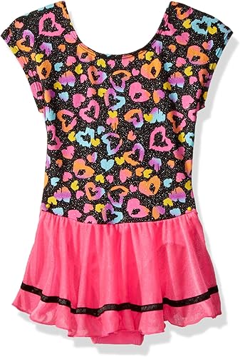 Jacques Moret Maillot clásico de manga corta con falda para niñas