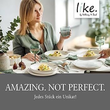 Amazon.com | like. by Villeroy & Boch Crafted Breeze plate set, 4