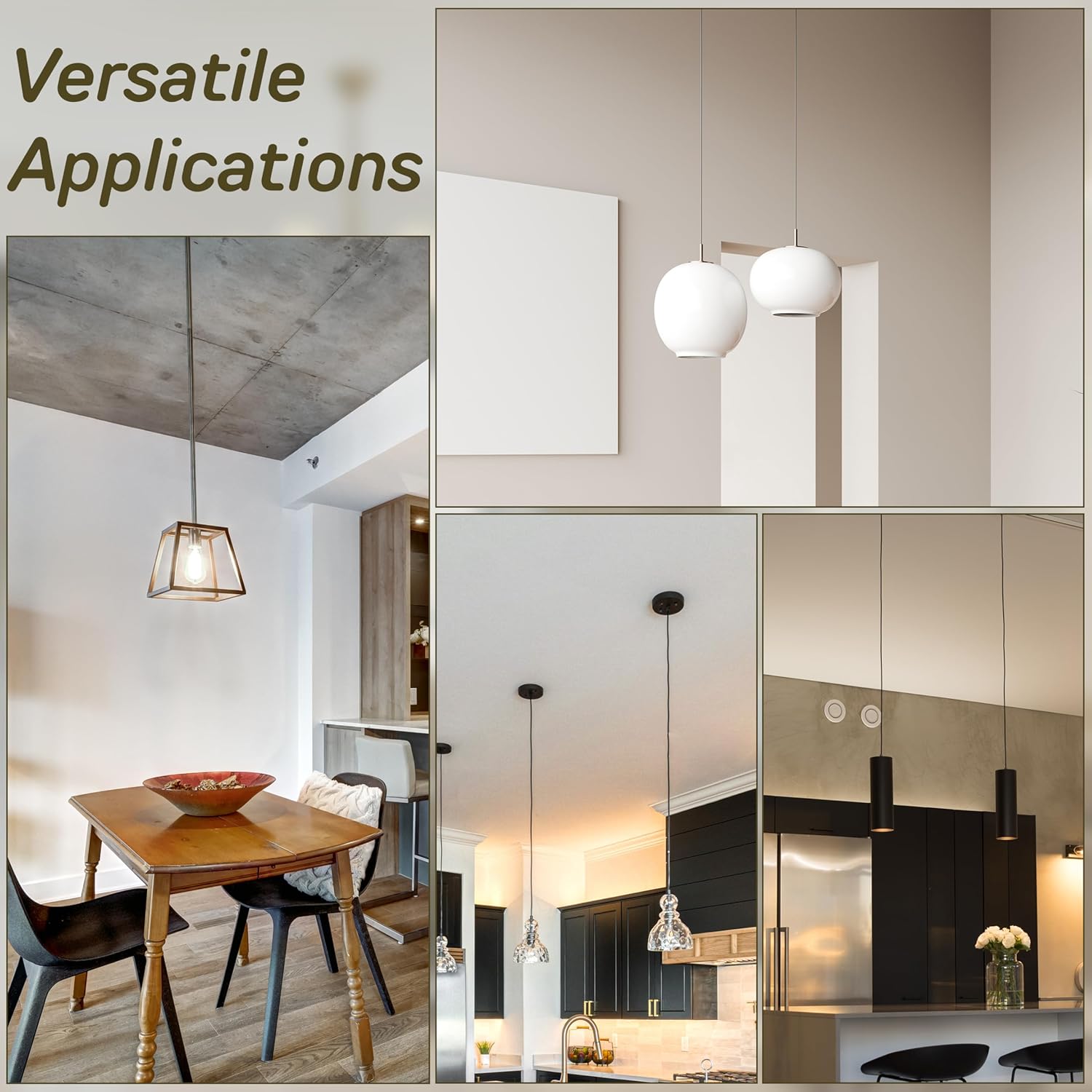 Tech Lighting 287COXLVN FreeJack Pendant Socket, Chrome Nickel, Low Voltage, 50W Lamp Max with 12V System, Includes 6' Field-Cuttable Wire (1 Pack)