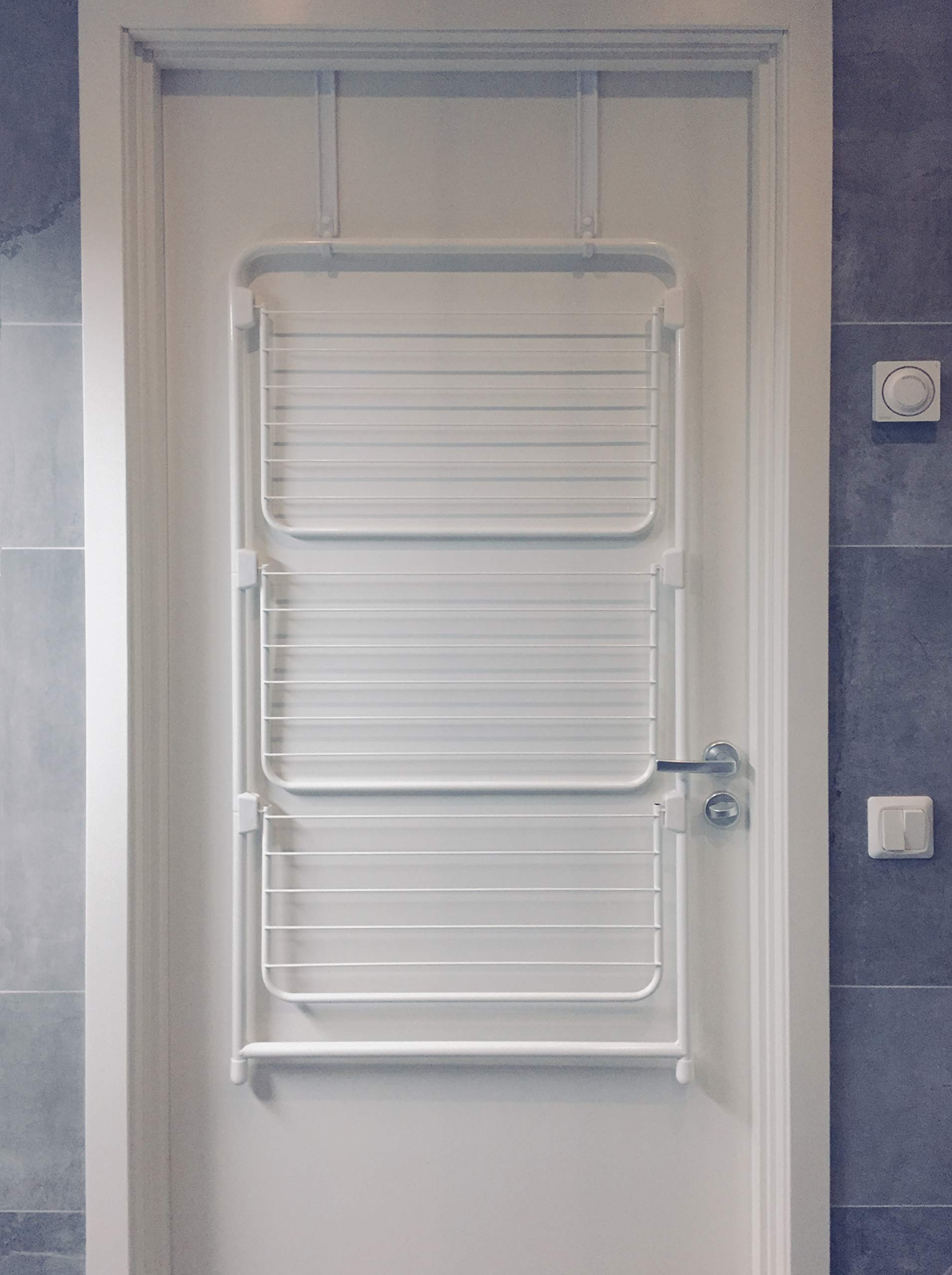 Rörets - Wäscheständer Trio - 10m Trockenlänge & 3-Wege-Nutzung - 32x63x118 cm - Wäschentrocken mit Qualität und Funktionalität von Schwedens führender Wächeständermarke