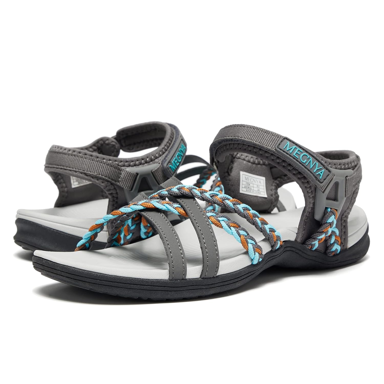 MEGNYA Hiking Sandals for Women, Comfortable Walking Sandals Hook Loop Strap, Sports Lightweight Slides - Review, Price and Buying Guide