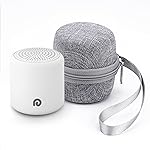 Dreamegg Portable White Noise Machine with Travel Case - Egg-Sized Sound Machine for Baby & Adult Sleep, 16 Soothing Sounds, 1000mAh Battery, Timer, Sound Machine for Baby Adults Home Gift, White