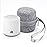 Dreamegg Portable White Noise Machine with Travel Case - Egg-Sized Sound Machine for Baby & Adult Sleep, 16 Soothing Sounds, 1000mAh Battery, Timer, Sound Machine for Baby Adults Home Gift, White