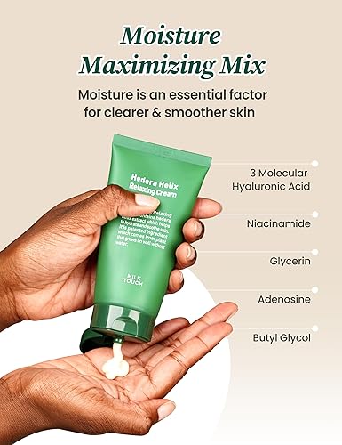 Miniatura 5 de MILKTOUCH Green Apple Pore Minimizer Crema de colágeno para la cara  Crema facial reafirmante minimizadora de poros para la cara  Hidratante facial