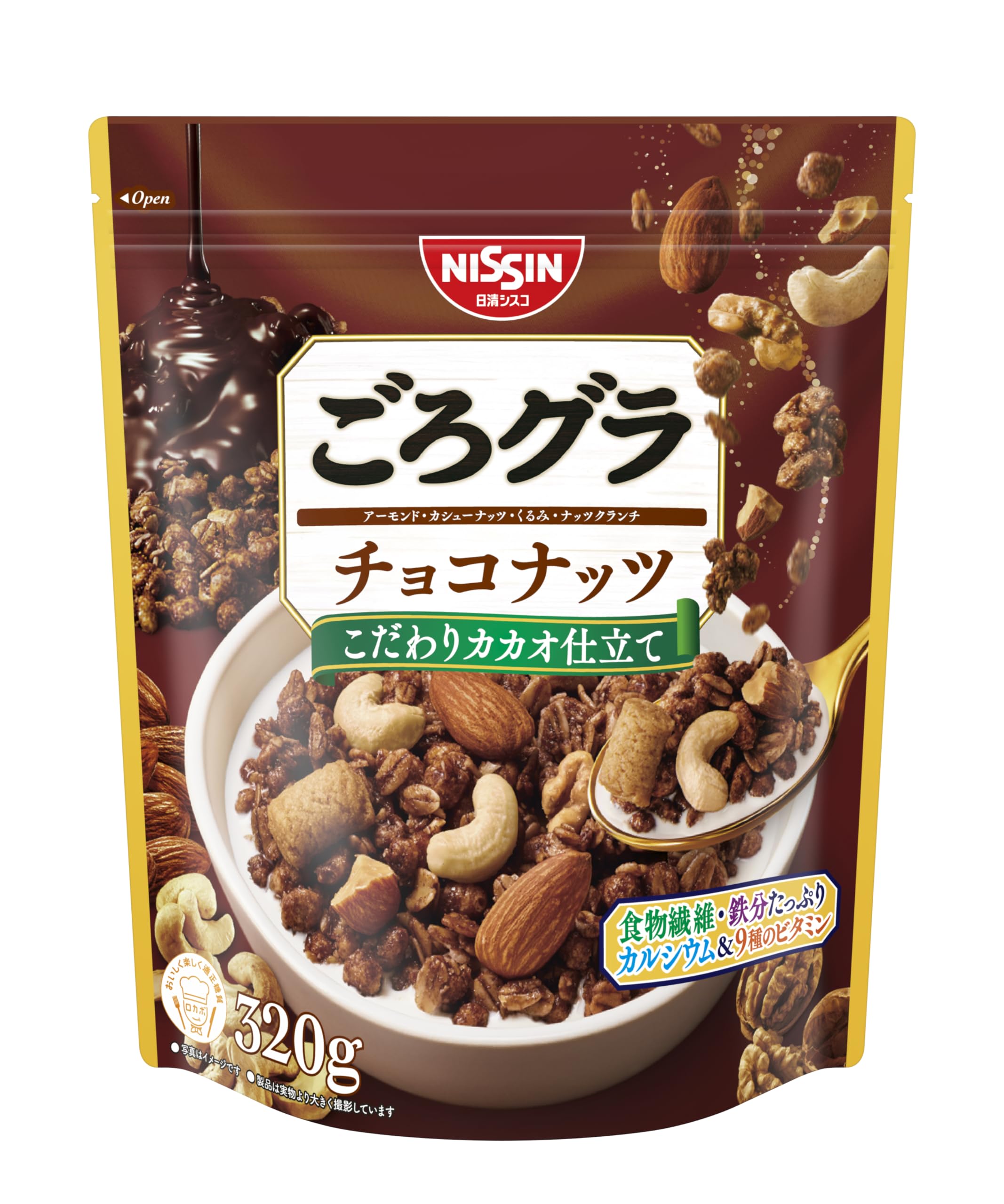 Amazon.co.jp: Nissin Cisco Gorokura Chocolate Nuts, 11.3 oz (320 g