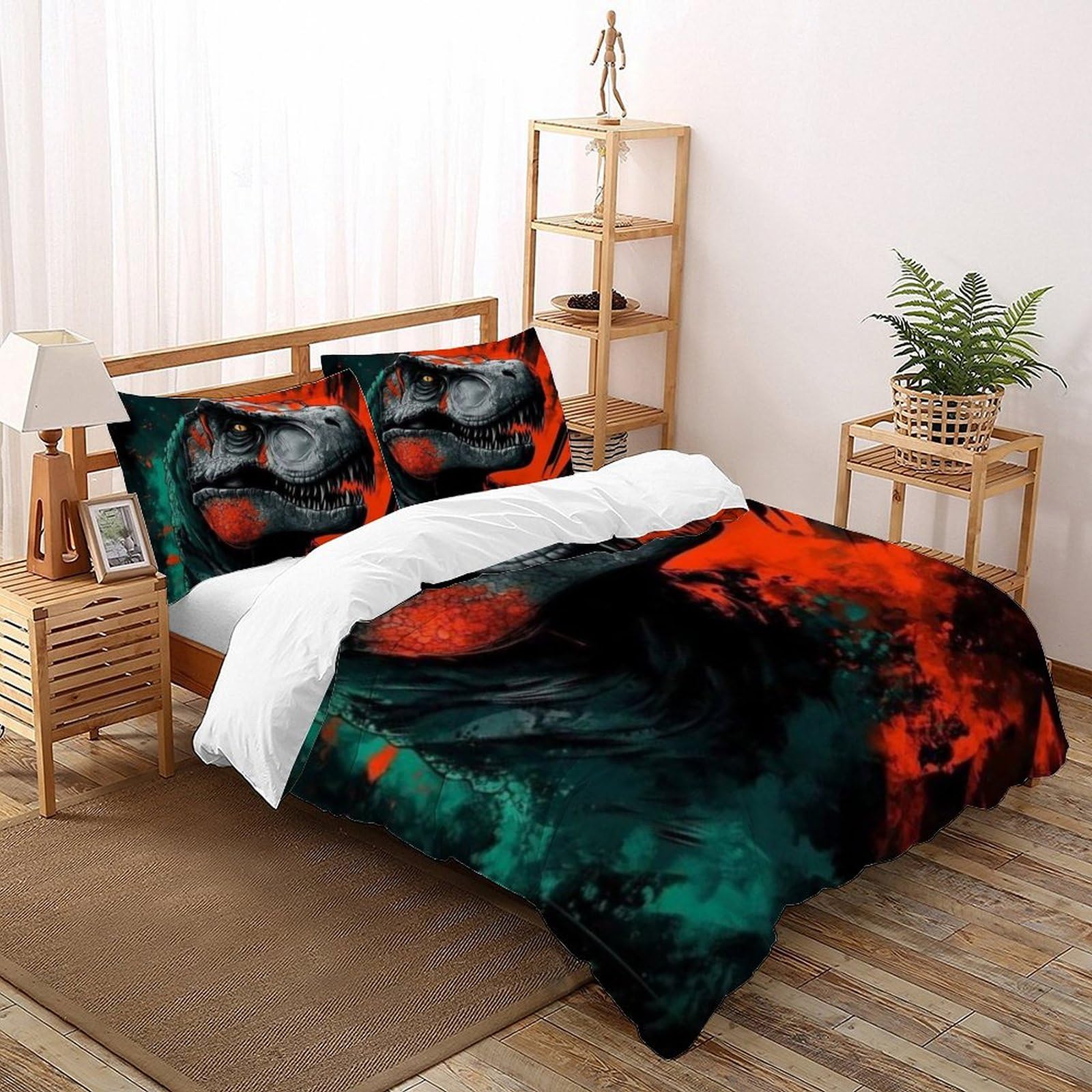 Housse de couette animaux imprimé 3D pour créer une ambiance safari dans la chambre enfant King